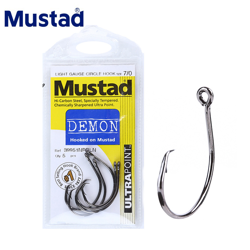 Fishing Hook Assortment - ムスタッド 39951 # 釣りフックサークル高炭素鋼アンゾール釣りフックシャープ強力な防錆海鯉アンズエロスペスカ