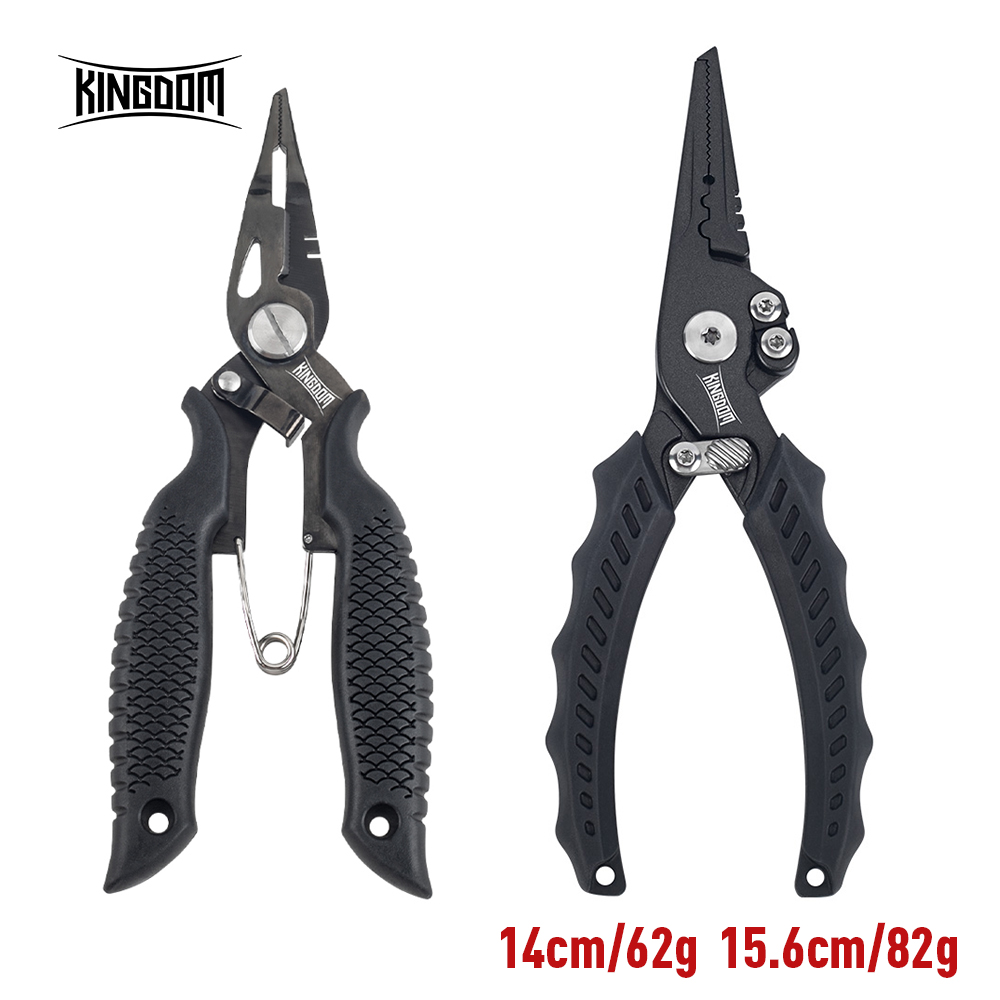 王国釣りプライヤー多機能スプリットリングワイヤーカッターフッ - Fishing Hook Stainless Steel のレビューと価格