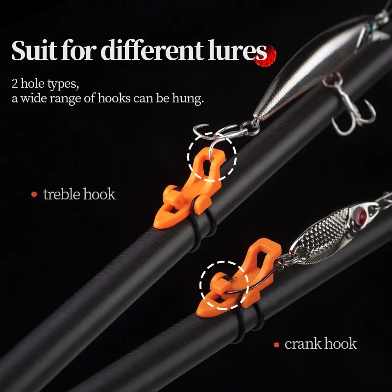 1-10 個釣り竿ポールフックキーパールアーベイトホルダール - Fishing Hook Box のレビューと価格