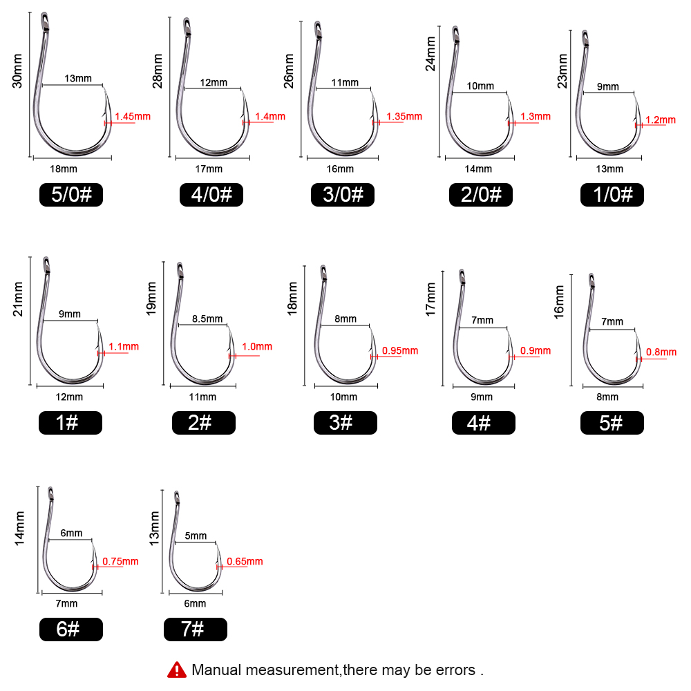 FTK CHINU リング付きバーブ付きフィッシュフック 1 - Fishing Hook Offset のレビューと価格
