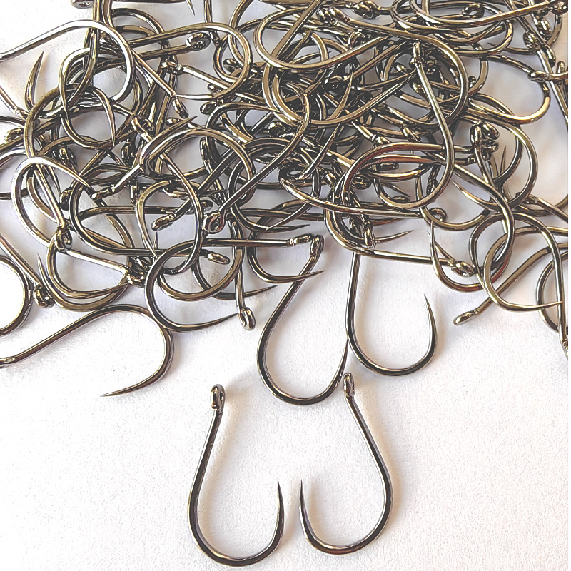 淡水釣り針,ジギングベイト,#1-#10,100個 - Fishing Hook Barbless のレビューと価格