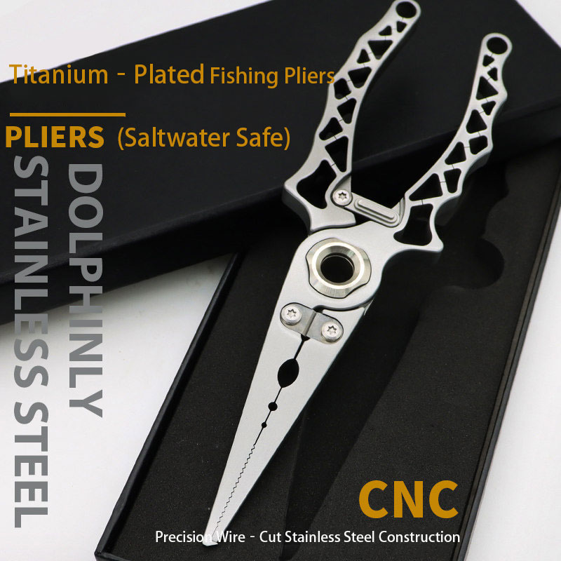 ポータブルステンレス鋼釣り用プライヤー多機能PEラインはさみ - Fishing Hook Stainless Steel のレビューと価格