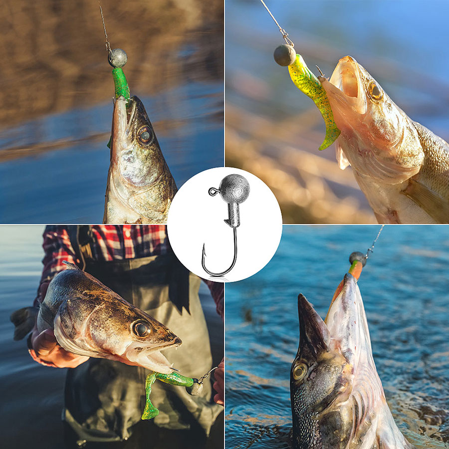 WODJYJ 1g 2g 3g 4g 5g 7g 8g 10 - Fishing Hook Offset のレビューと価格