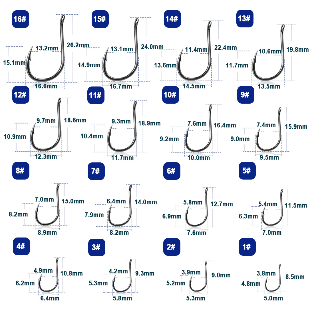 9KM イセアマ釣り針 50～200個入り コイ釣り針 海釣 - Fishing Hook Assortment のレビューと価格