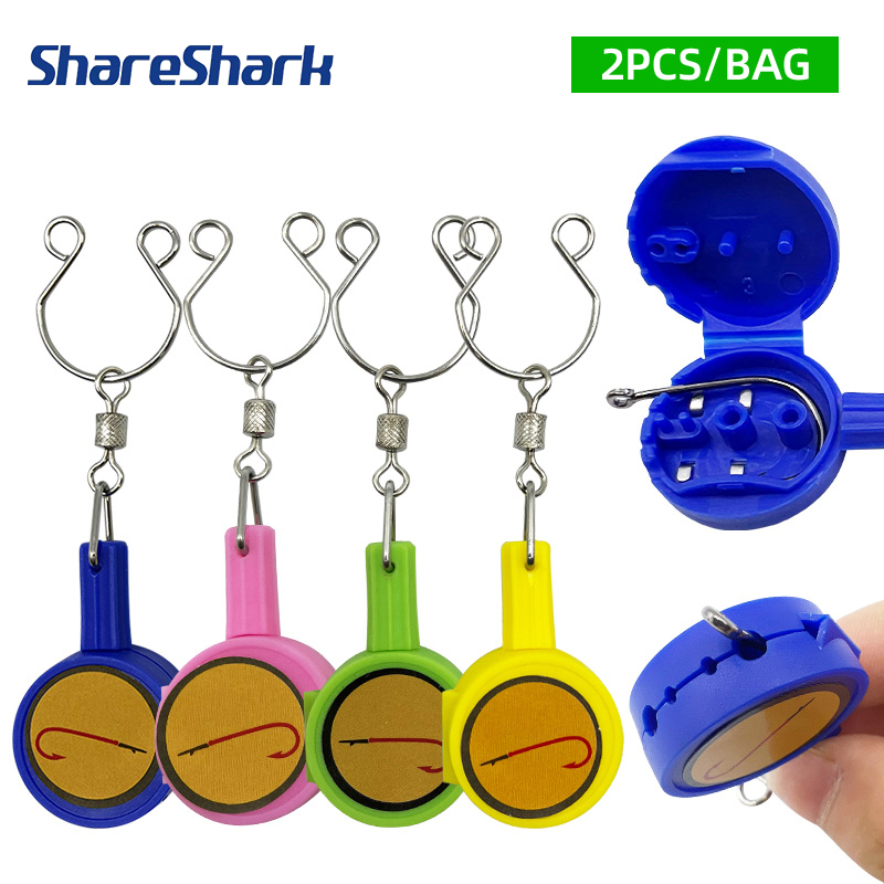 ShareShark 2個入り/袋 ファストノットタイイング - Fishing Hook Stainless Steel のレビューと価格